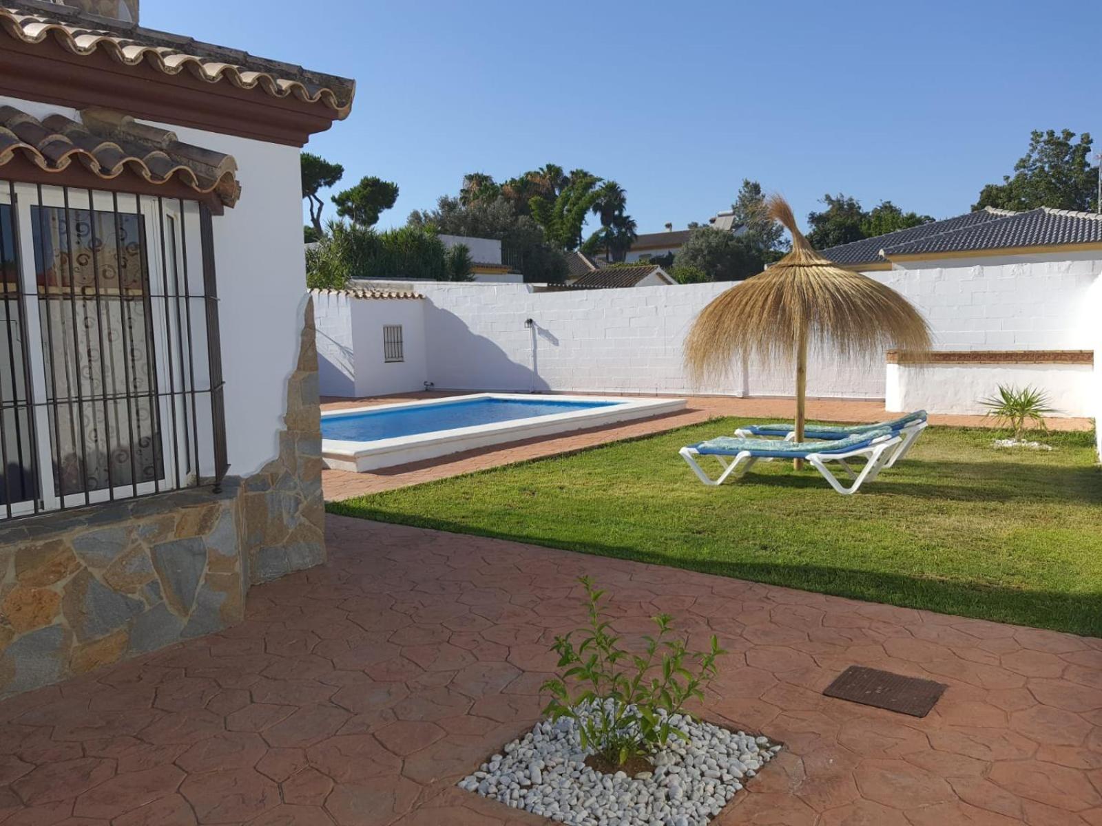 MUCHO ARTE muy cerca del mar con piscina privada Villa Chiclana de la Frontera Exterior foto